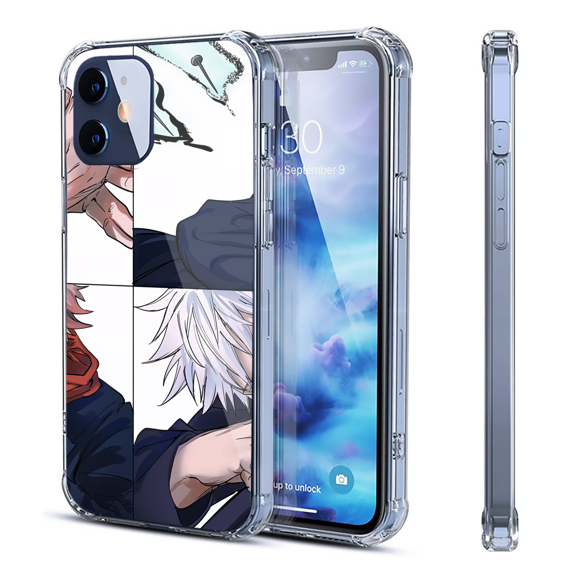 （画像用） SPY×FAMILY间谍家家酒 【iPhone 12シリーズ対応】透明スマホケース（クリアソフトケース）